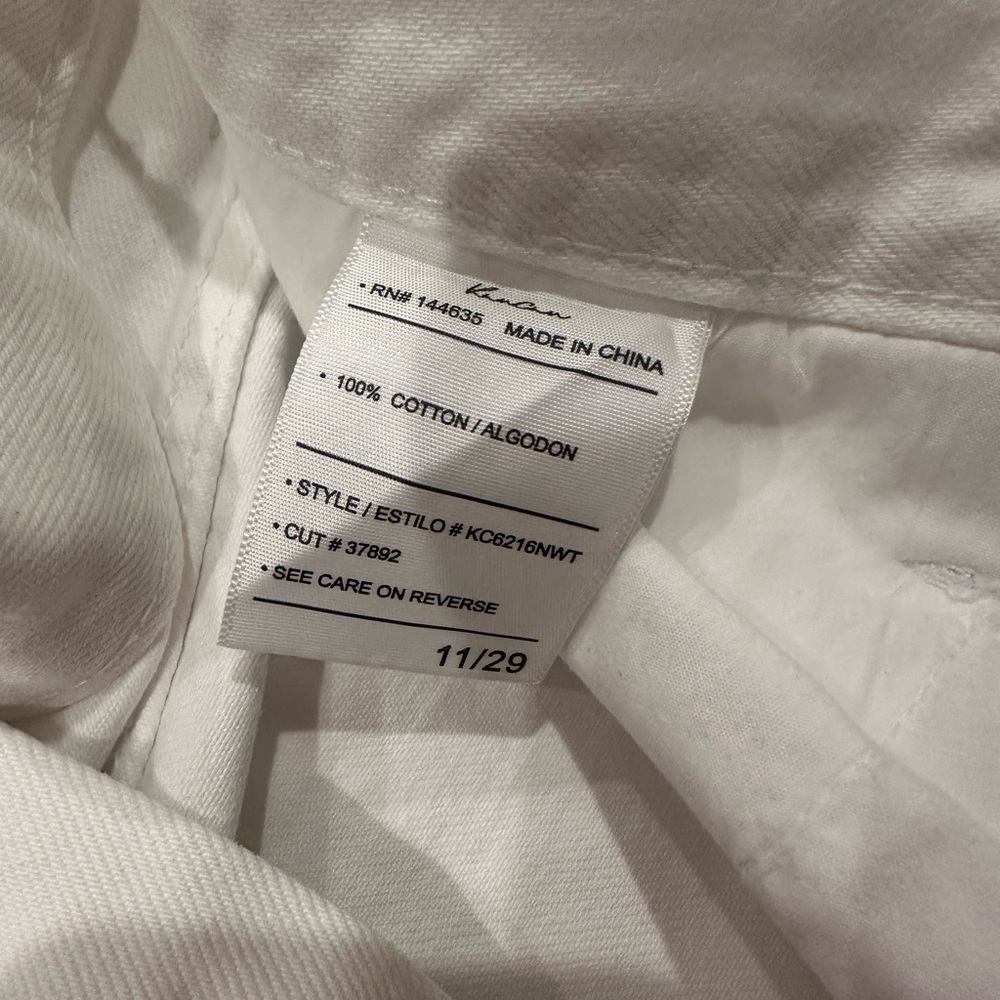 KanCan White Jean Shorts